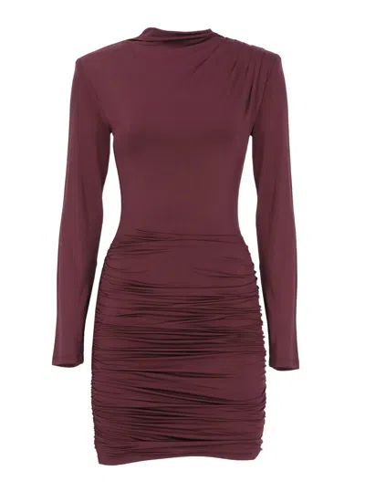 Rotate Birger Christensen Rotate Elegant Mini Dress With Back Zip Closure In Size 34 In Purple