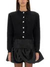 ROTATE BIRGER CHRISTENSEN ROTATE BIRGER CHRISTENSEN FITTED BUTTON-DOWN KNITTED CARDIGAN