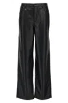 Rotate Birger Christensen Rotate Birgerchristensen Faux Leather Pants In Black