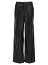 Rotate Birger Christensen Rotate Birgerchristensen Faux Leather Pants In Black