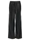 Rotate Birger Christensen Rotate Birgerchristensen Faux Leather Pants In Black