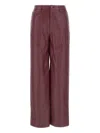 Rotate Birger Christensen Trousers In Brown