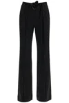Rotate Birger Christensen Flared Long Pants With Flower