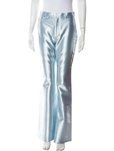 Pre-owned Rotate Birger Christensen Flared Pants W/ Tags In Blue