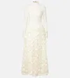 Rotate Birger Christensen Floral-appliqué Gown In White