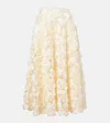 Rotate Birger Christensen Skirt With Roses In Yellow