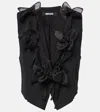 Rotate Birger Christensen Black Vest In Black
