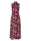 Rotate Birger Christensen Rotate Sleeveless Maxi Dress In Red