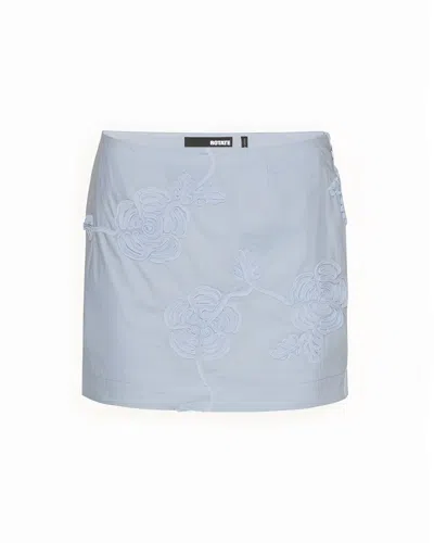 ROTATE BIRGER CHRISTENSEN FLORAL EMBROIDERY MINISKIRT