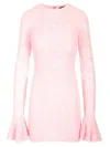 Rotate Birger Christensen Rotate Sunday Floral Lace Mini Dress In Rose