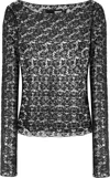 Rotate Birger Christensen Lace Top In Black