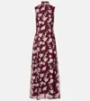 Rotate Birger Christensen Rotate Sleeveless Maxi Dress In Burgundy