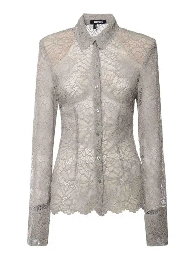 Rotate Birger Christensen Camisa - Gris Claro In Gray
