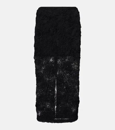 ROTATE BIRGER CHRISTENSEN FLORAL PENCIL SKIRT