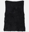 Rotate Birger Christensen Floral Top In Black
