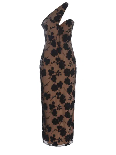 ROTATE BIRGER CHRISTENSEN FLOWER BEADS SEQUINS DRESS