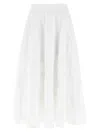 Rotate Birger Christensen Flower Maxi Skirt In White