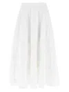 Rotate Birger Christensen Flower Maxi Skirt In White