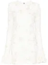 ROTATE BIRGER CHRISTENSEN ROTATE BIRGER CHRISTENSEN FLOWER MESH MINI DRESS