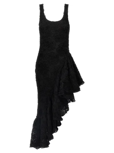 ROTATE BIRGER CHRISTENSEN FLOWER MESH RUFFLE