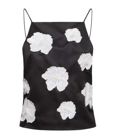 Rotate Birger Christensen Flower Sticker Strap In Black