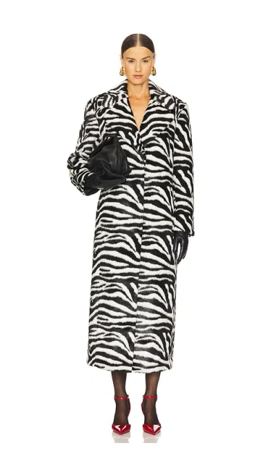 ROTATE BIRGER CHRISTENSEN FLUFFY CLASP COAT