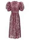 Rotate Birger Christensen Dawn Sequined Gown In Fuchsia