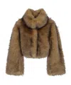 Rotate Birger Christensen Fur Coat In Multi-color