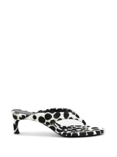 Rotate Birger Christensen Fur Mules In Black