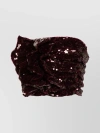 Rotate Birger Christensen Gathered Sequin Crop Top