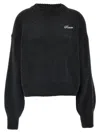 Rotate Birger Christensen Knit Crewneck Sweaters And Cardigans Gray In Grey