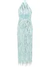 ROTATE BIRGER CHRISTENSEN HALTERNECK MAXI DRESS