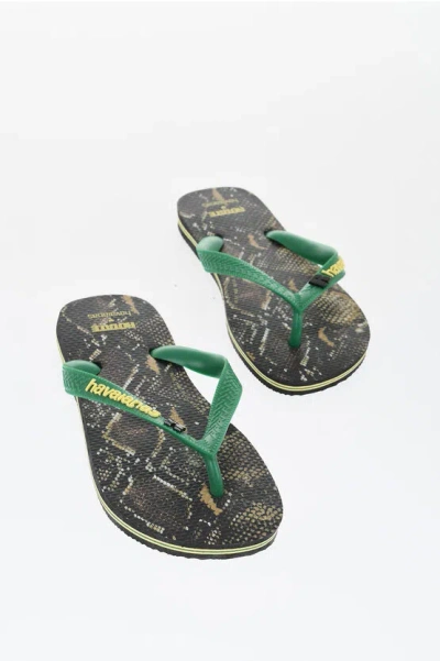 Rotate Birger Christensen Havaianas Animal Motif Flip Flop With Embossed Logo