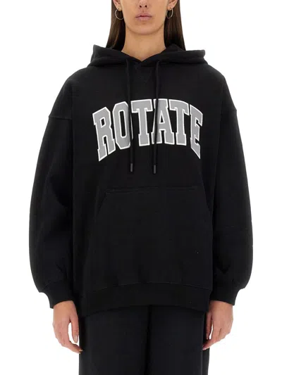 ROTATE BIRGER CHRISTENSEN ROTATE BIRGER CHRISTENSEN HEAVY COTTON SWEATSHIRT