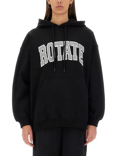 ROTATE BIRGER CHRISTENSEN HEAVY COTTON SWEATSHIRT