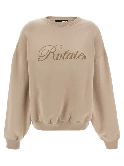 ROTATE BIRGER CHRISTENSEN ROTATE BIRGER CHRISTENSEN 'HEAVY SWEAT CREWNECK' SWEATSHIRT