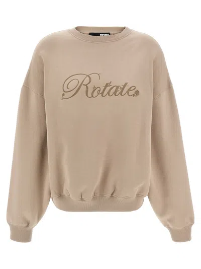 ROTATE BIRGER CHRISTENSEN HEAVY SWEAT CREWNECK SWEATSHIRT