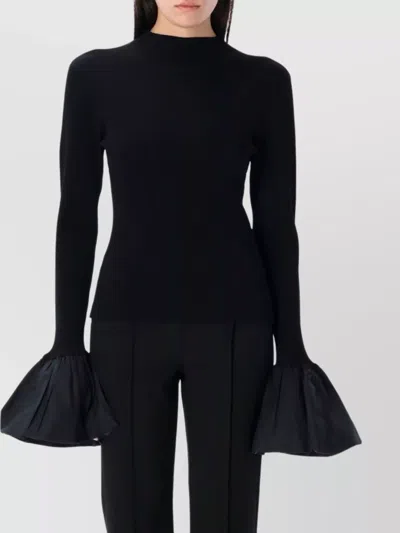 ROTATE BIRGER CHRISTENSEN HIGH NECK KNIT DRESS