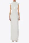 Rotate Birger Christensen Bridal Kasia Sequined Maxi Dress In White