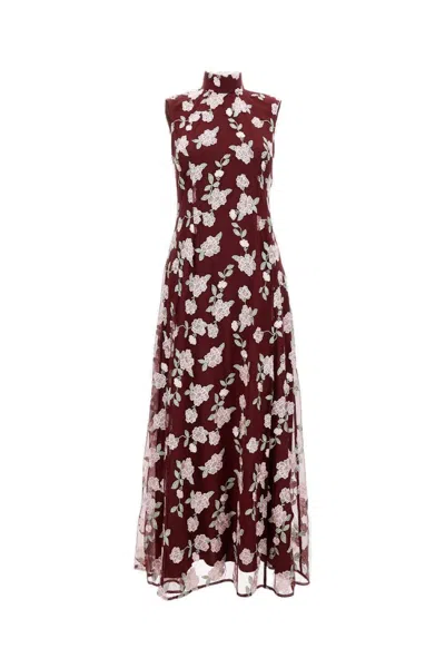 ROTATE BIRGER CHRISTENSEN ROTATE BIRGER CHRISTENSEN HIGH-NECK SLEEVELESS MAXI DRESS