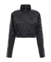 Rotate Birger Christensen Logo-tape Track Jacket In Black