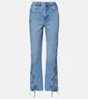 Rotate Birger Christensen High-rise Flared Jeans In Blue
