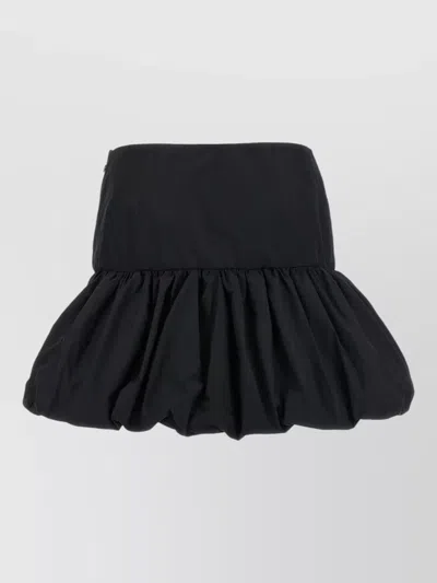 Rotate Birger Christensen High Waist Bubble Hem Mini Skirt In Blue