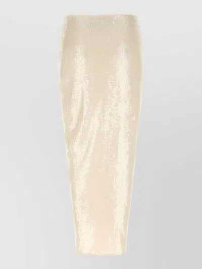 Rotate Birger Christensen High Waist Sequin Knot Skirt Versatile In Black