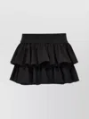 Rotate Birger Christensen High Waistband Ruffle Mini Skirt