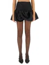 Rotate Birger Christensen High-waisted Mini Skirt In Textured Jacquard