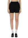 Rotate Birger Christensen Ladies Black High Waist Shorts In Black