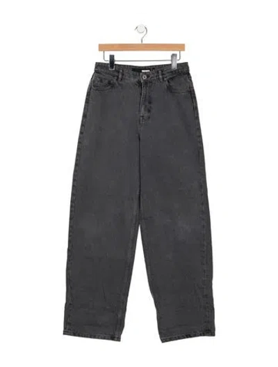 Pre-owned Rotate Birger Christensen High-rise Wide Leg Jeans In Grey