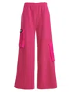 Rotate Birger Christensen Fuchsia Holiday Joggers