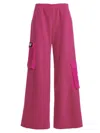 Rotate Birger Christensen Fuchsia Holiday Joggers In Pink